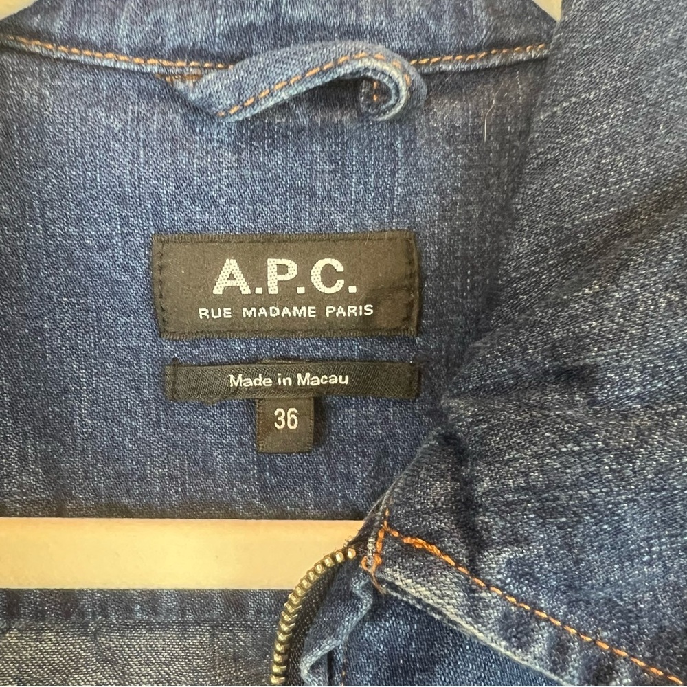 A.P.C. Combi Truck Jumpsuit in Indigo Women’s 36 FR/S US - Picture 6 of 16